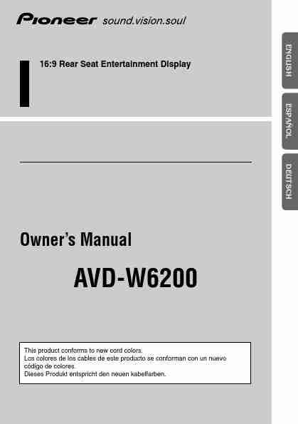 Pioneer Car Video System AVD-W6200-page_pdf